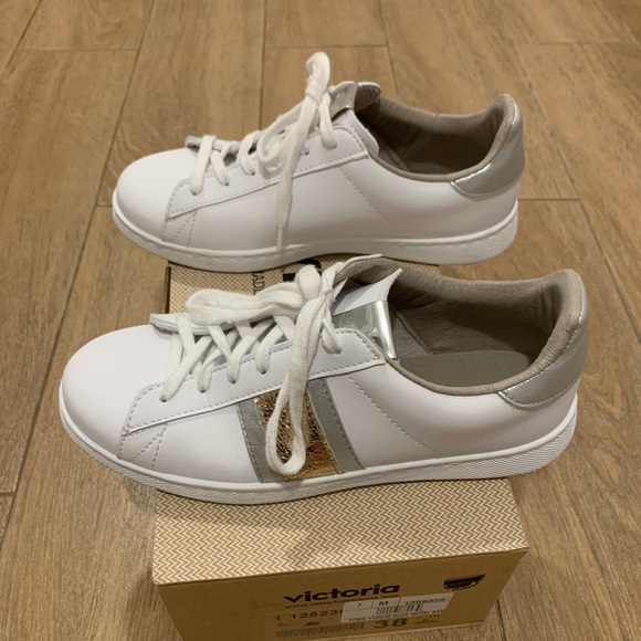 Victoria metallic band sneakers size 7 - Picture 3 of 16